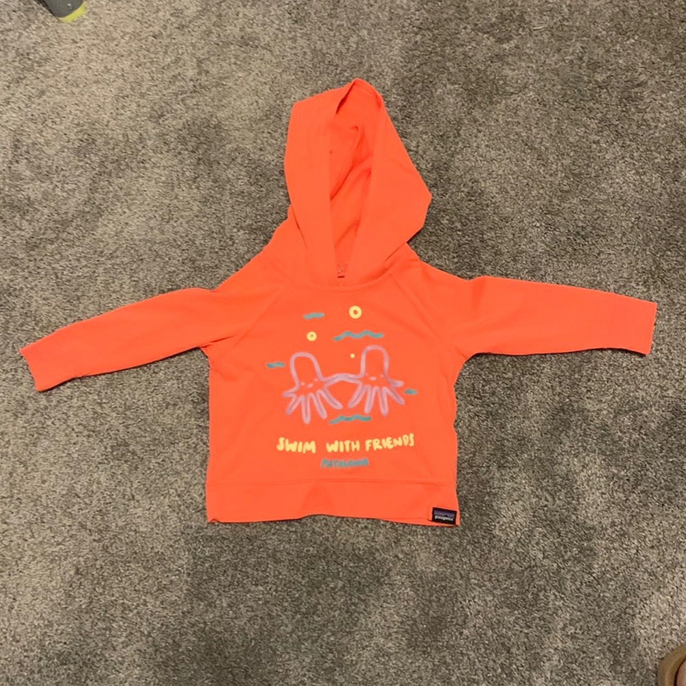 Patagonia Baby Capilene® Cool Daily Hoody, UPF 50, 6-12m, Like new!